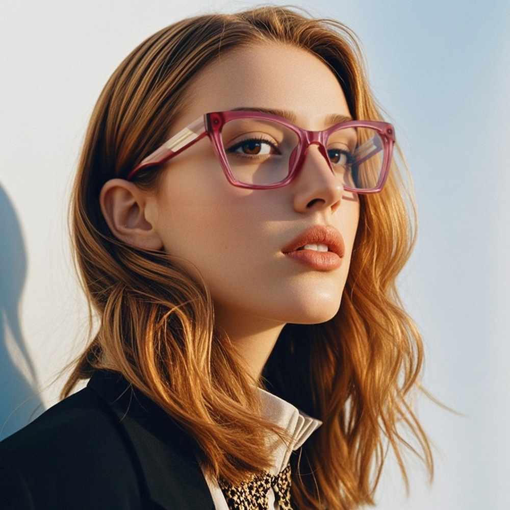 Sunglasses Cat Eye - Cat Eye grote montuur anti-blauw licht