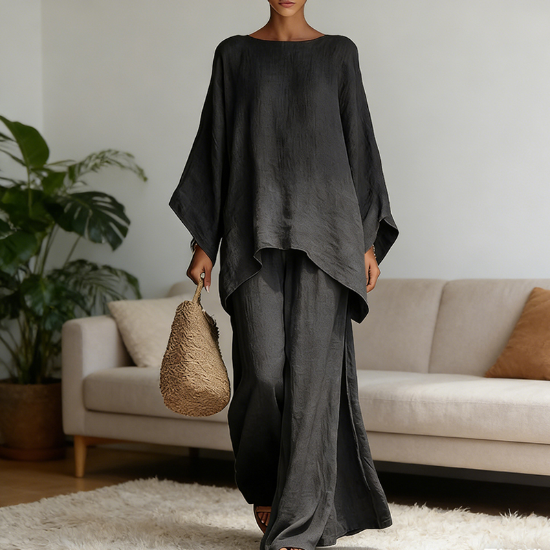 Linen Pant Wide - Lente Nieuwe Mode Linnen Losse Lange