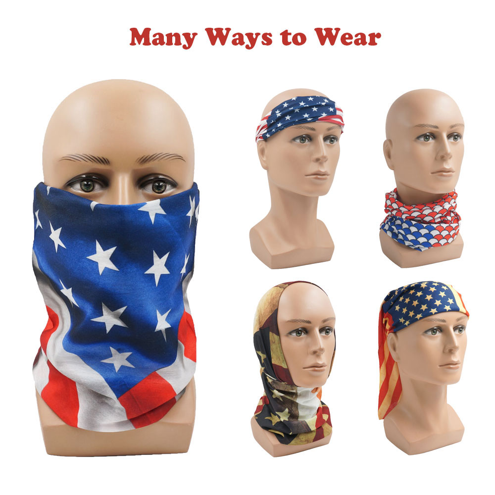 Usa Vlag Patroon Zon Bescherme - Headband Summer Knit recensie en prijs