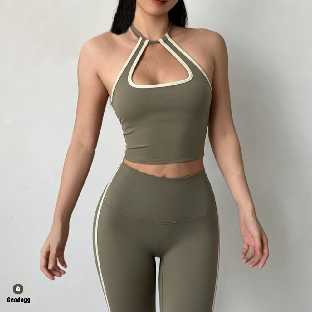 Hangende Halter Top Dames Spor - Bralette Triangle Set recensie en prijs