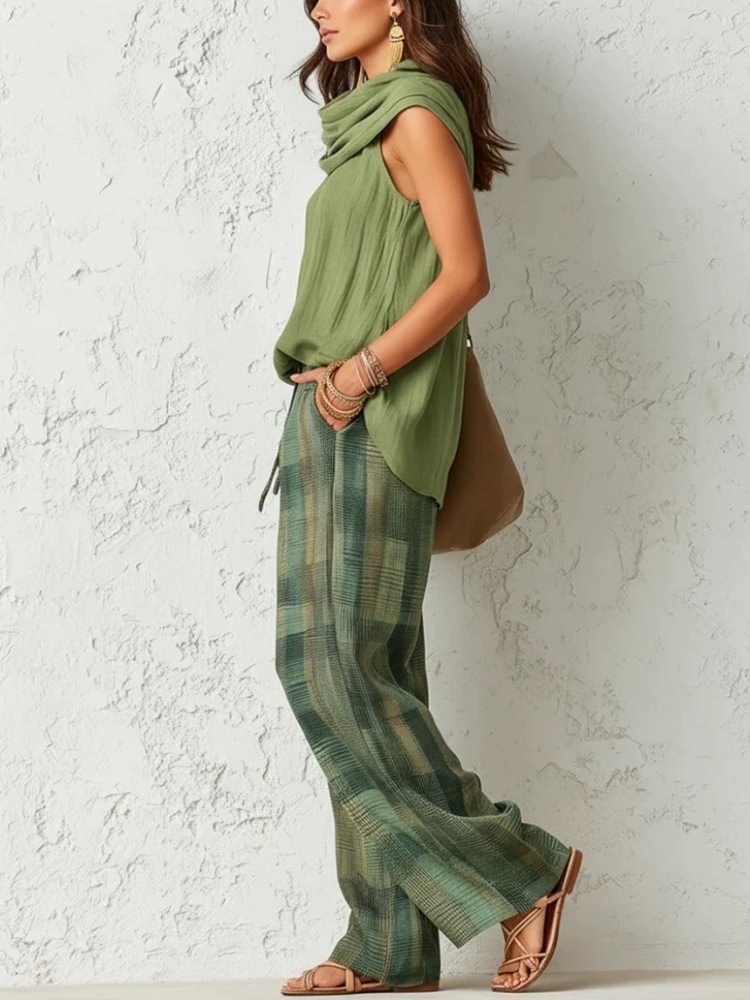 Nieuwe zomer damesbroek 2-deli - Linen Pant Wide recensie en prijs