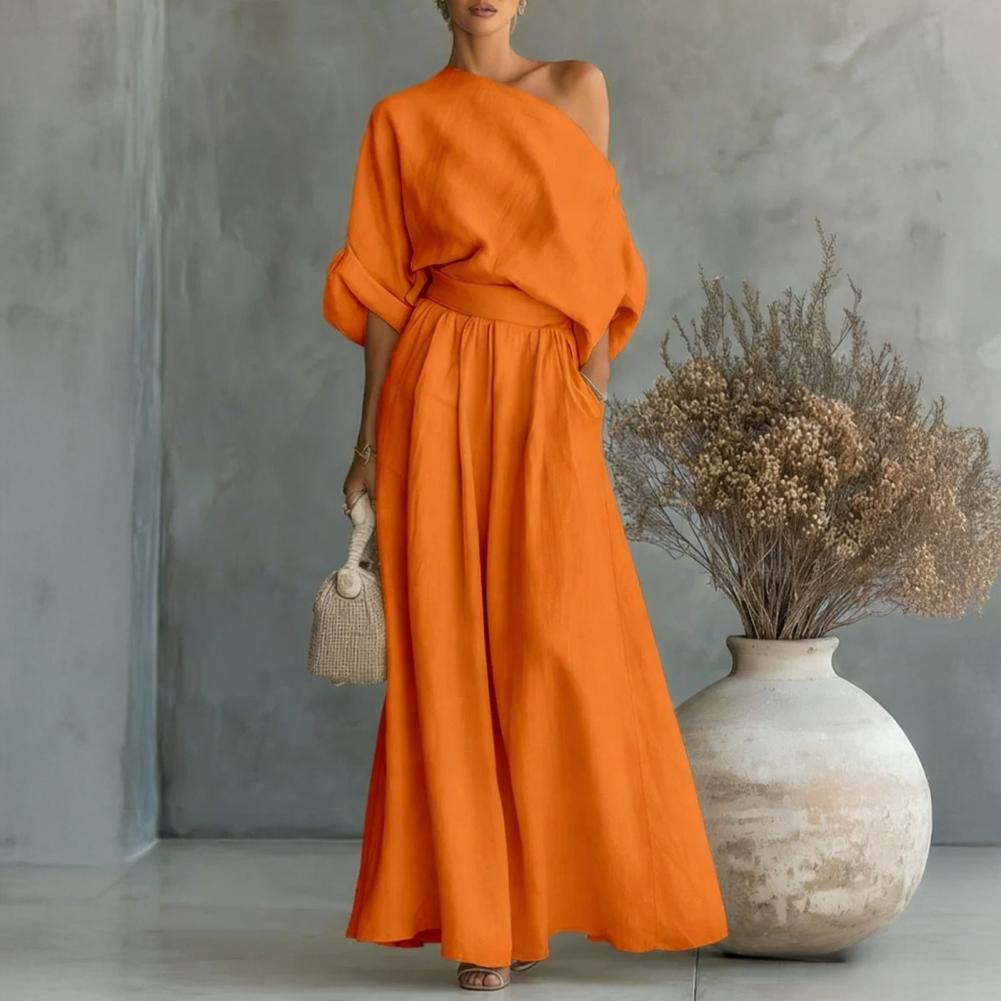 Damesblousebroekenset Elegante - Blouse Off Shoulder recensie en prijs