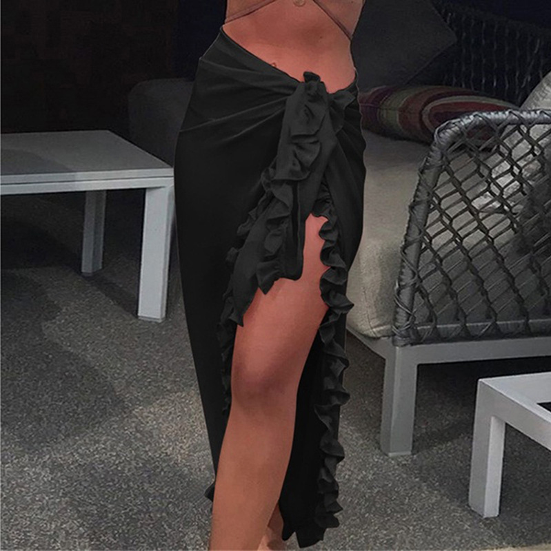 5 kleuren Ruche Sarong voor Vr - Cover Up Kaftan recensie en prijs