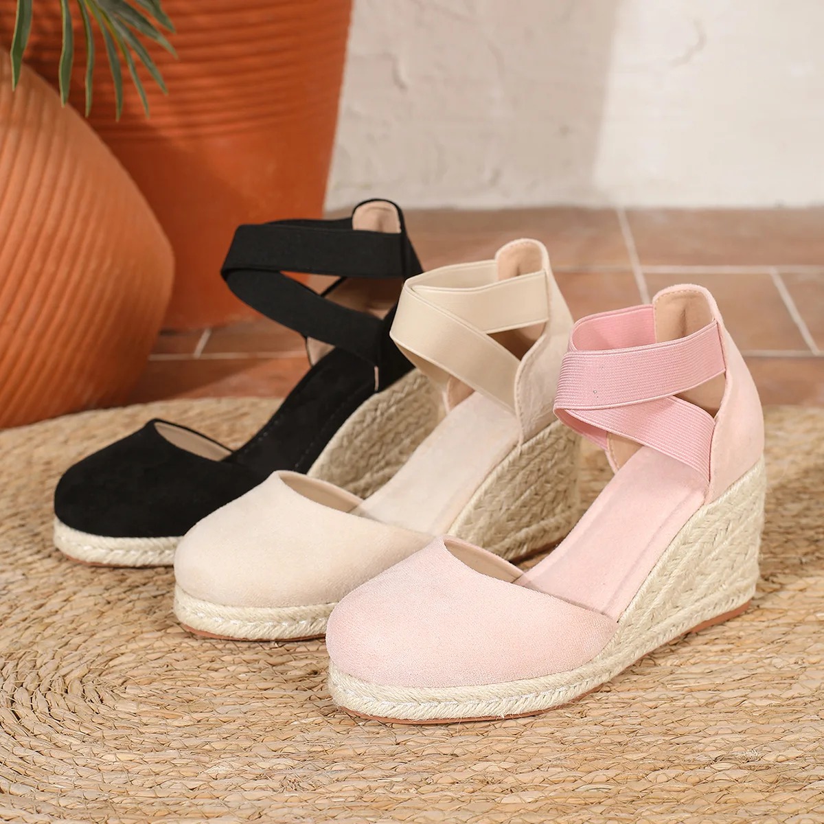 Cover Toe Dames Espadrille San - Wedge Espadrille Women recensie en prijs
