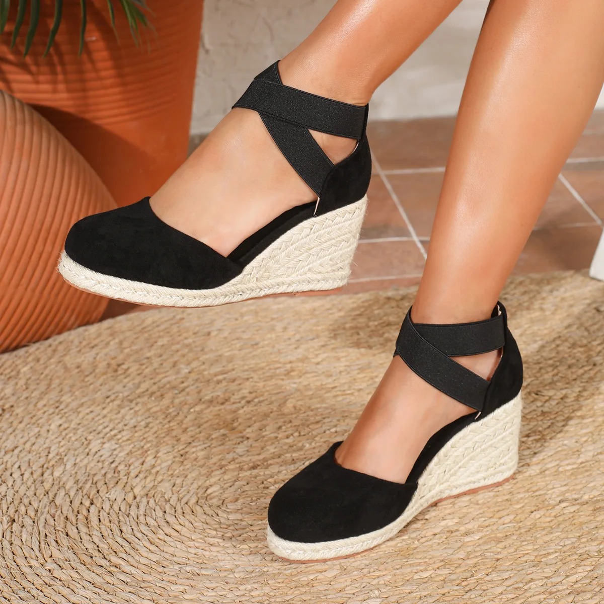 Cover Toe Dames Espadrille San - Wedge Espadrille Women recensie en prijs