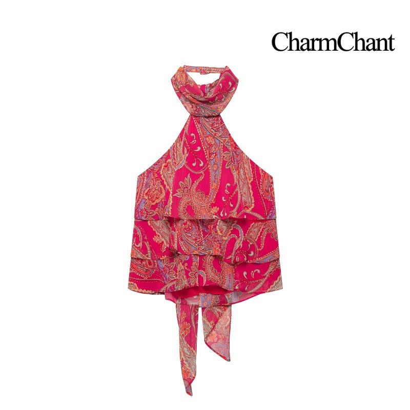 CHARMCHANT Dames Paisley Print - Midi Skirt Floral recensie en prijs