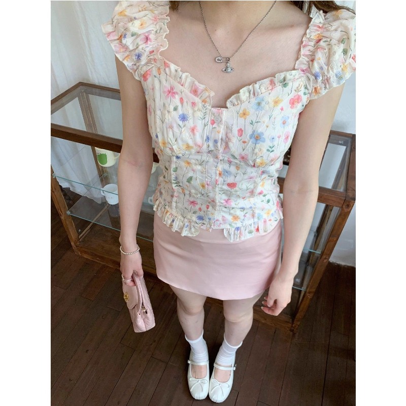 Ezgaga Shirts Dames Zoete Bloe - Romper Floral Print recensie en prijs