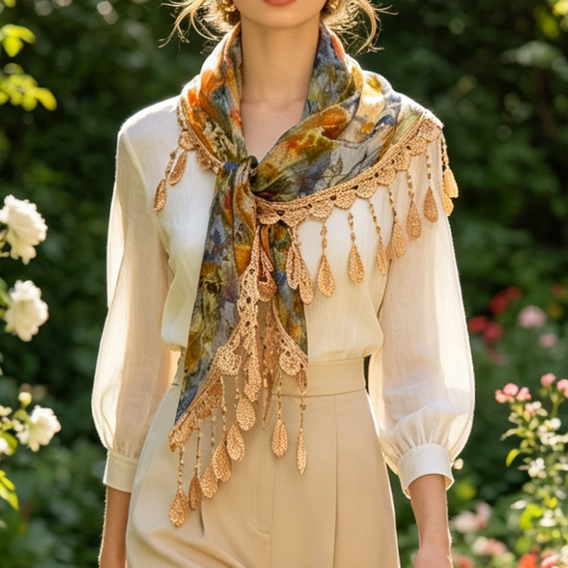 Vintage bloemenkant holle kwas - Cover Up Kaftan recensie en prijs