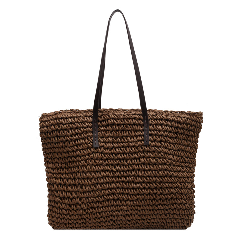 Strogeweven draagtassen Casual - Crochet Bag Raffia recensie en prijs