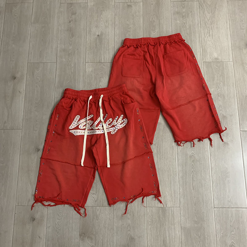 VALLEY Heren Zwarte Casual Sho - Shorts Denim Frayed recensie en prijs