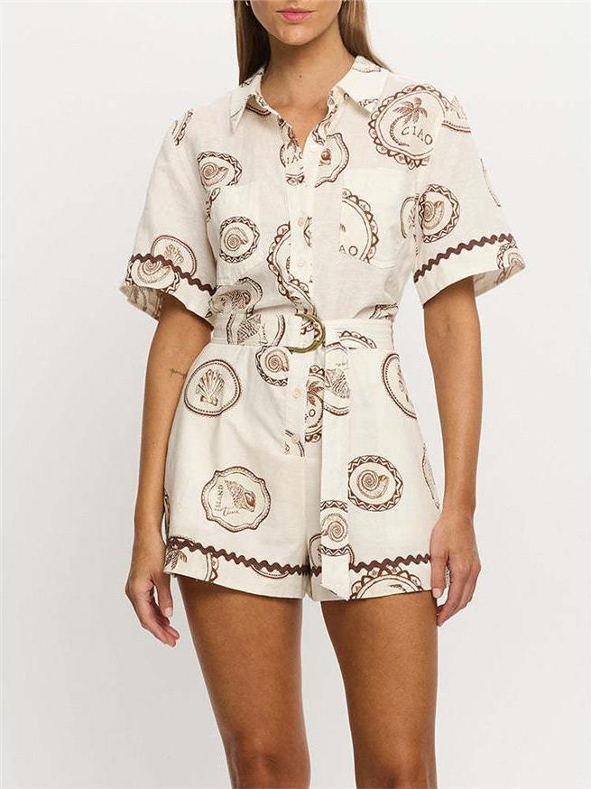 Elegante bloemenprint linnen w - Linen Dress Wrap recensie en prijs