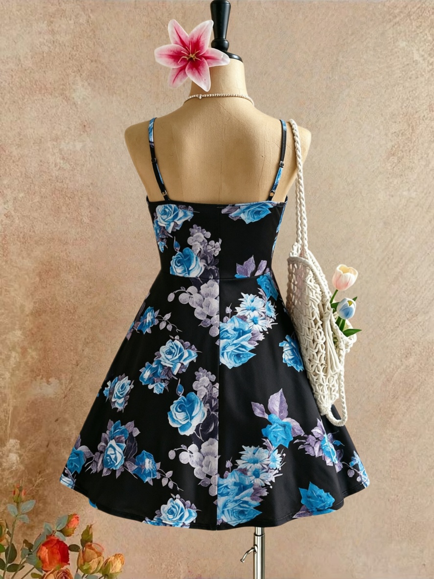 Plus size dames spaghettibandj - Romper Floral Print recensie en prijs
