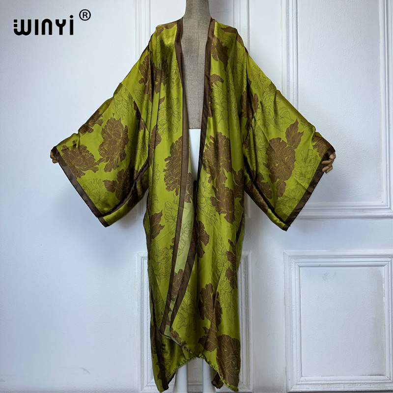 WINYI Afrika boho print Kimono - Cover Up Kaftan recensie en prijs