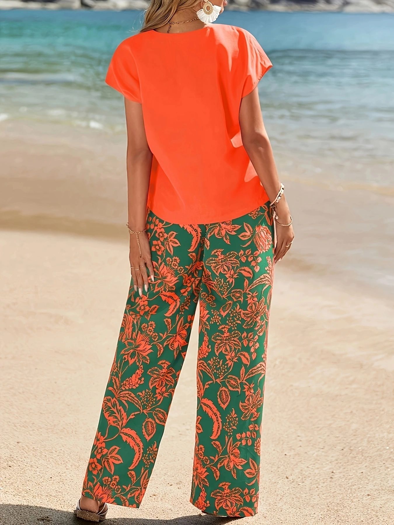 Zomer 2026 Dames 2-delige Outf - Romper Floral Print recensie en prijs