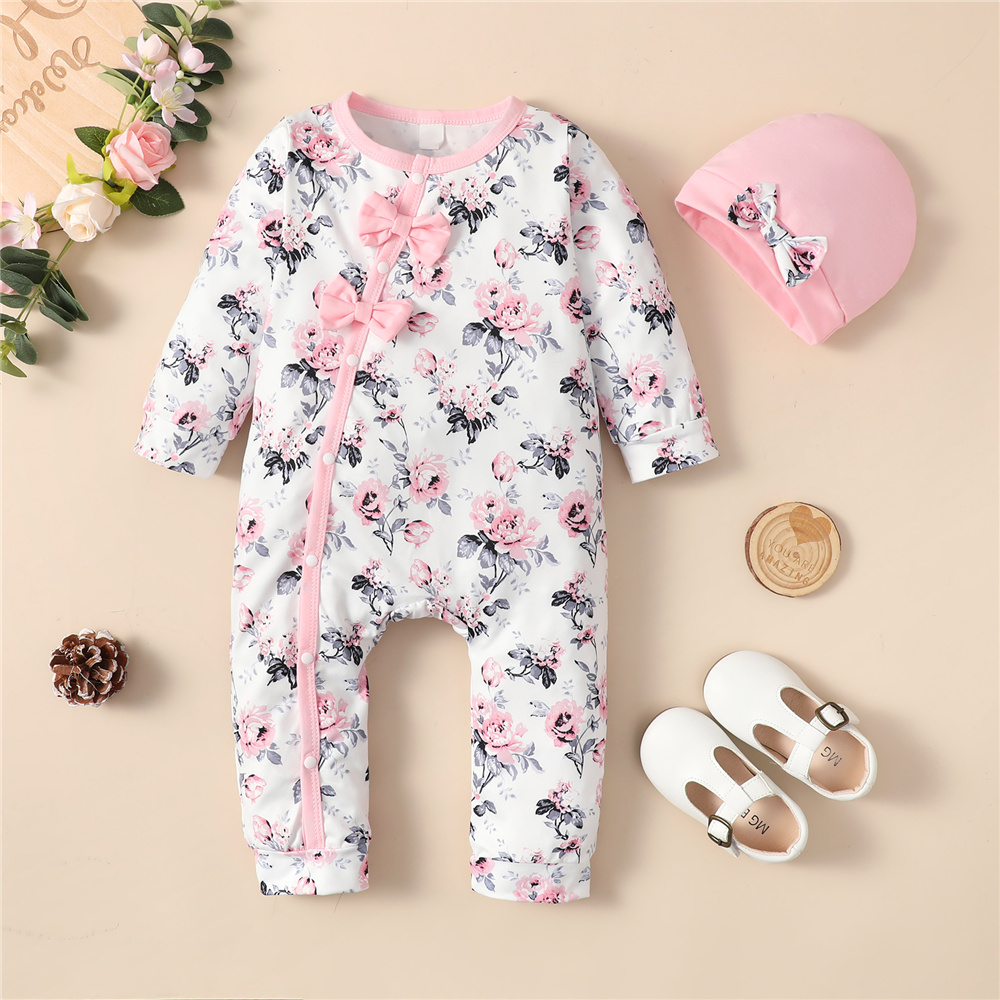 0-18 maanden pasgeboren baby m - Romper Floral Print recensie en prijs