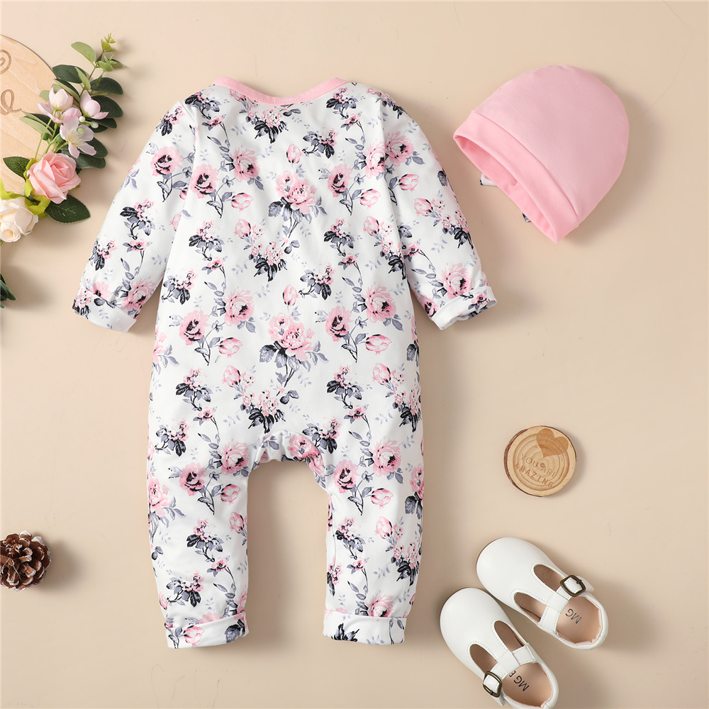 0-18 maanden pasgeboren baby m - Romper Floral Print recensie en prijs