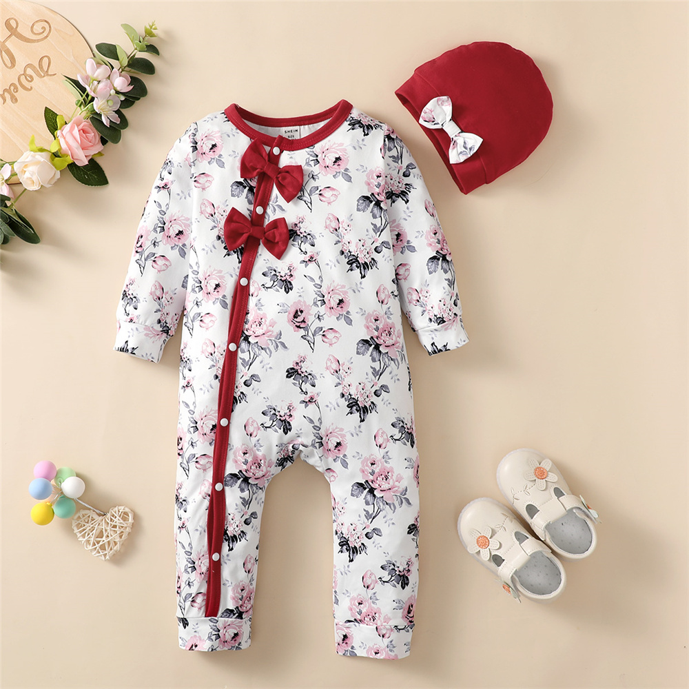 0-18 maanden pasgeboren baby m - Romper Floral Print recensie en prijs